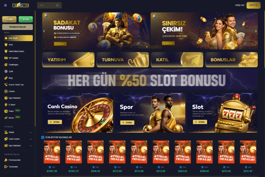 Betforce ekran görüntüsü
