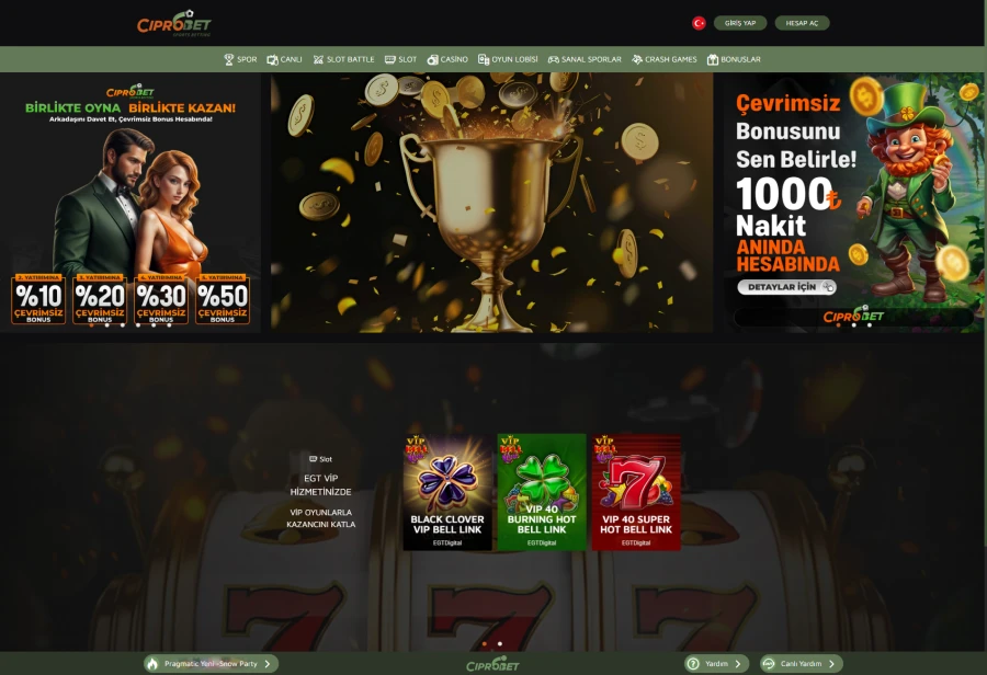 Ciprobet ekran görüntüsü