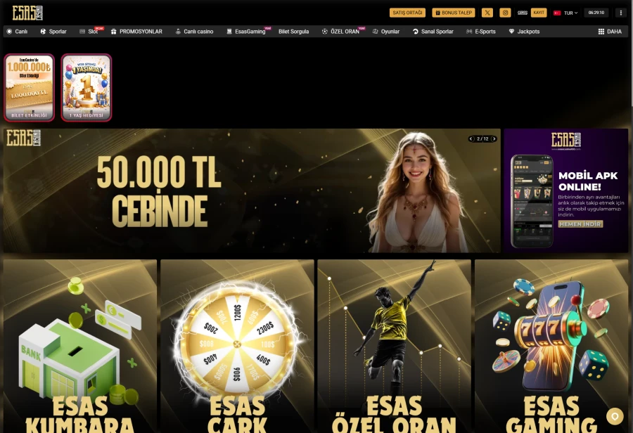 Esas Casino ekran görüntüsü