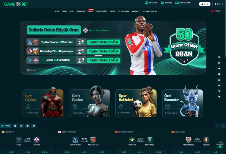 Gameofbet ekran görüntüsü