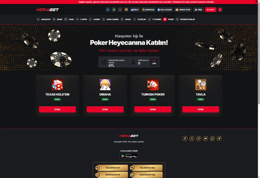 Herabet ekran görüntüsü