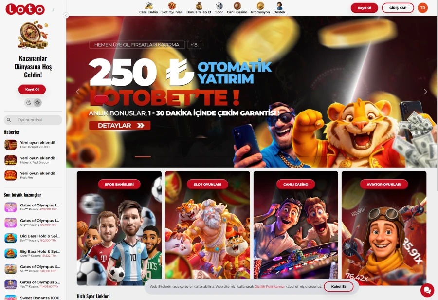 Lotobet ekran görüntüsü