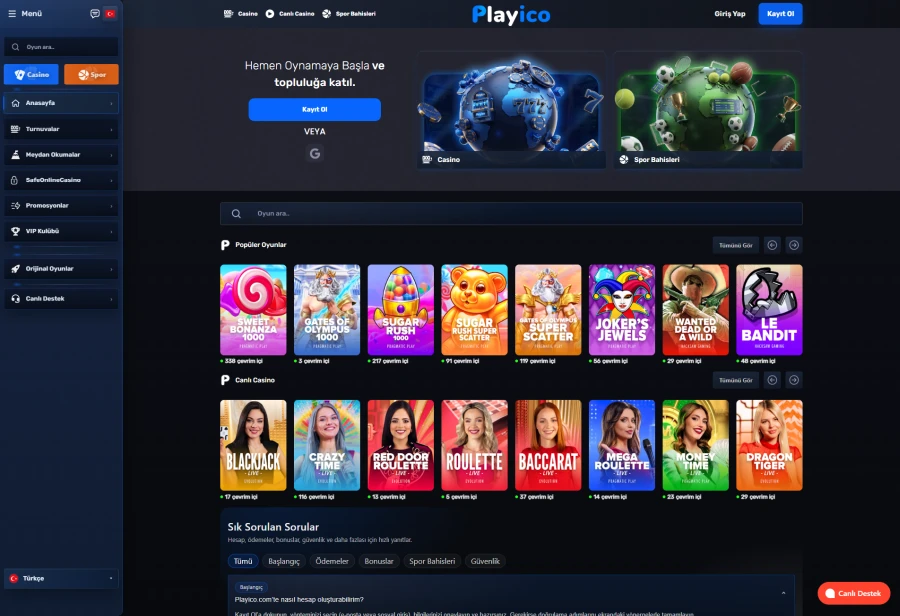 Playico ekran görüntüsü