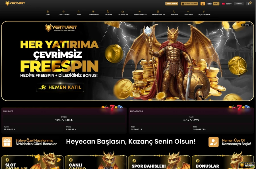 Vertubet ekran görüntüsü
